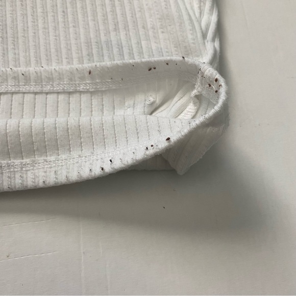 Hollister Polo Collar White Baby Tee Size L - Picture 6 of 6